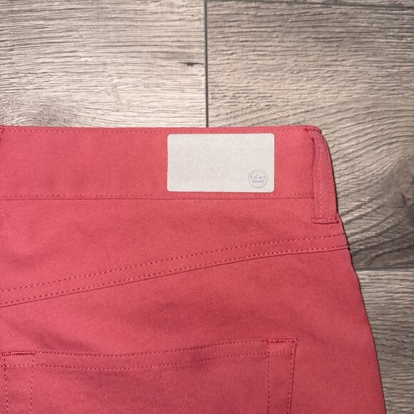 Peter Millar Golf Pants Crown Sport eb66 Performance 35 x 32 Cape Red MSRP $160 - Picture 4 of 9
